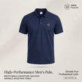 Navy Blue Polyester Half Sleeve 140 GSM Polo T shirts